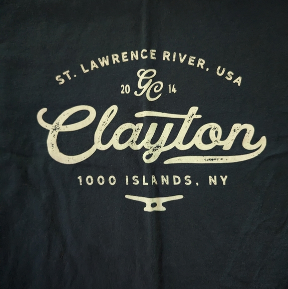 Clayton New York 1000 islands t-shirt - Picture 2 of 2
